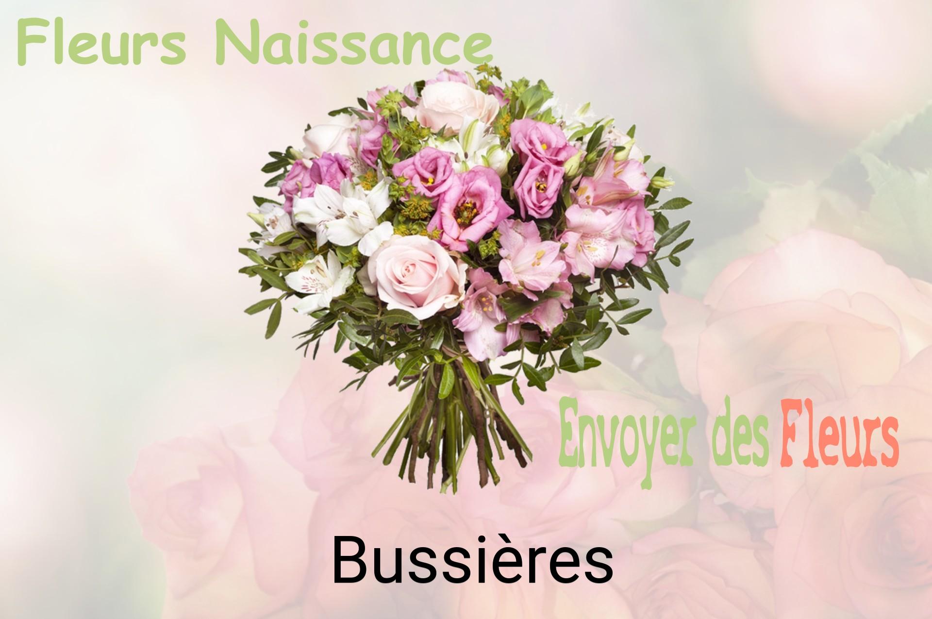Bouquet de fleurs de naissance livré à Bussières